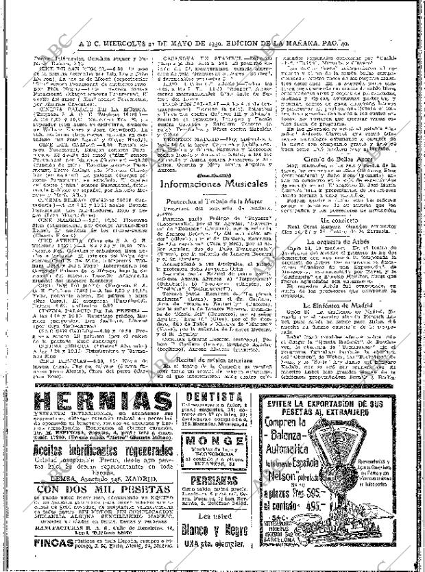 ABC MADRID 21-05-1930 página 40