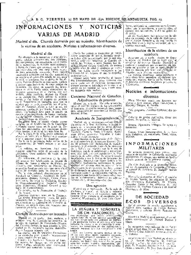 ABC SEVILLA 23-05-1930 página 23