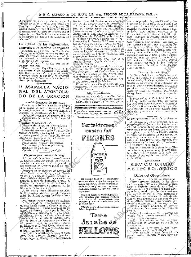 ABC MADRID 24-05-1930 página 20