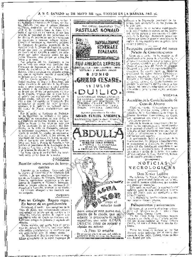 ABC MADRID 24-05-1930 página 36