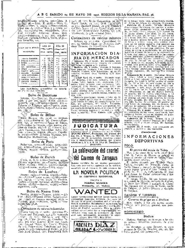 ABC MADRID 24-05-1930 página 38