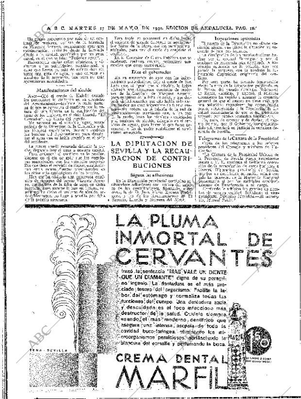 ABC SEVILLA 27-05-1930 página 18