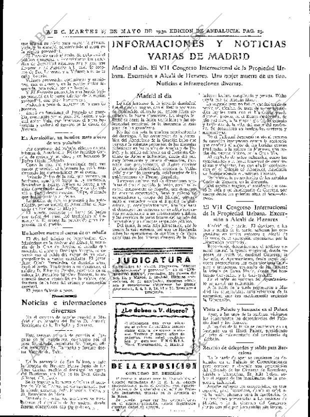 ABC SEVILLA 27-05-1930 página 25