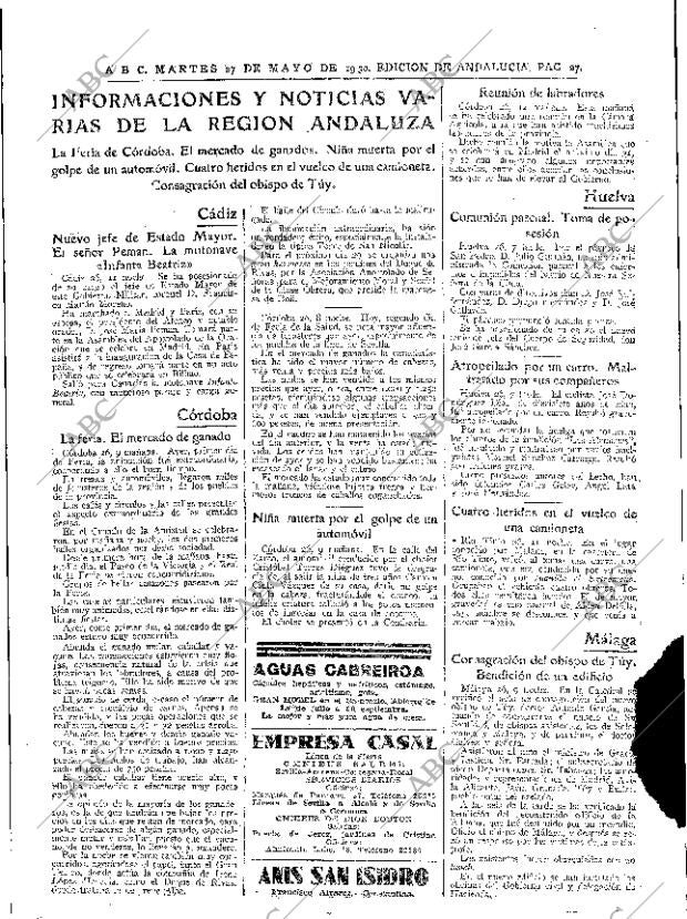 ABC SEVILLA 27-05-1930 página 27