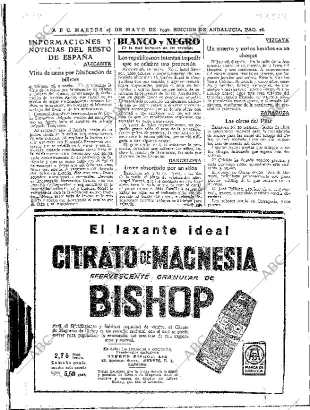 ABC SEVILLA 27-05-1930 página 28