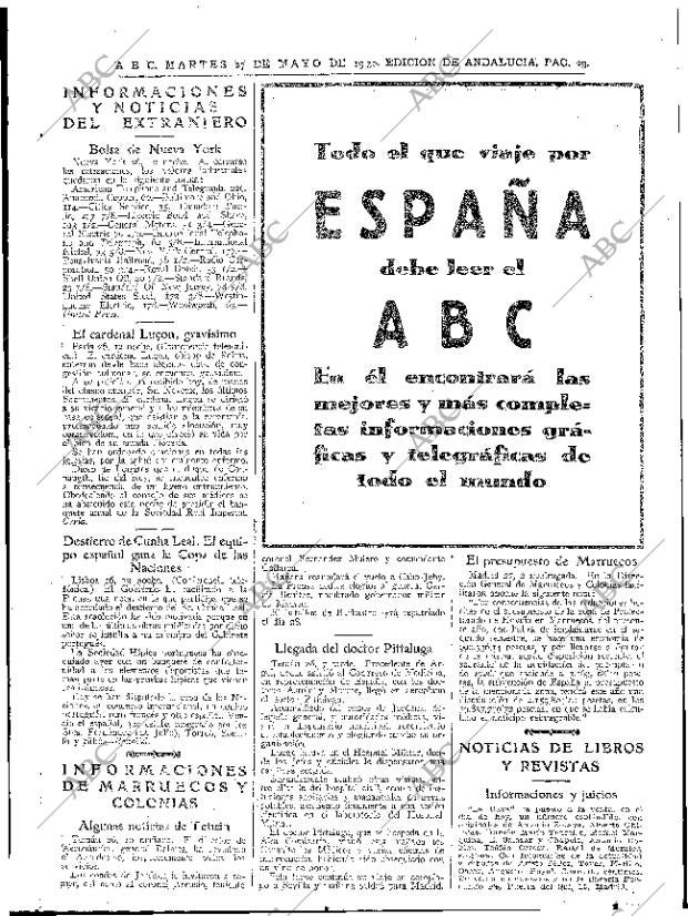 ABC SEVILLA 27-05-1930 página 29