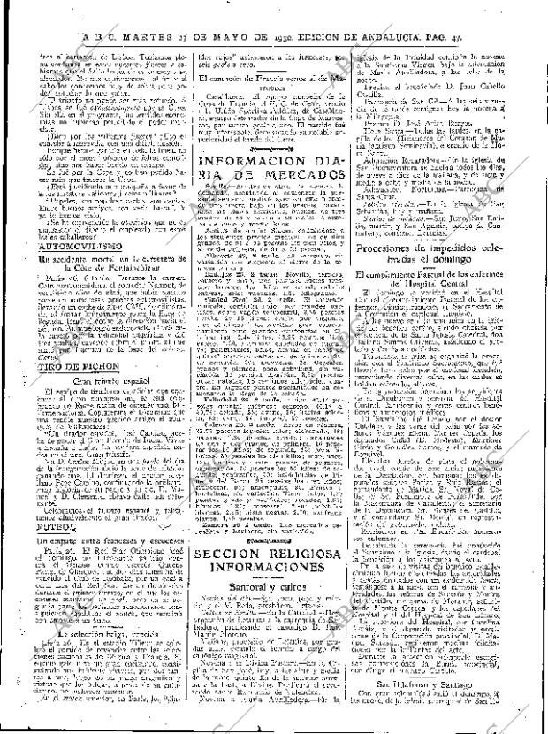 ABC SEVILLA 27-05-1930 página 47