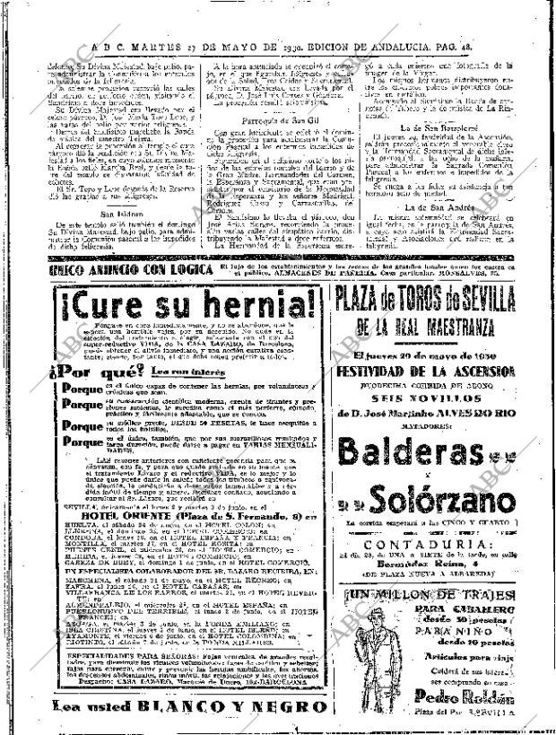 ABC SEVILLA 27-05-1930 página 48