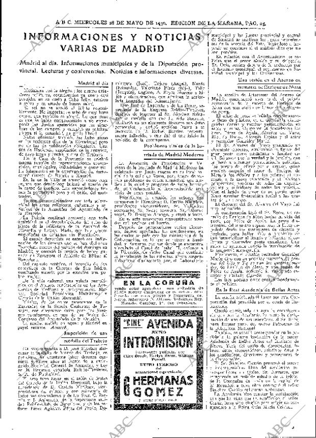 ABC MADRID 28-05-1930 página 25