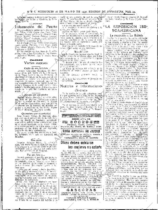 ABC SEVILLA 28-05-1930 página 24