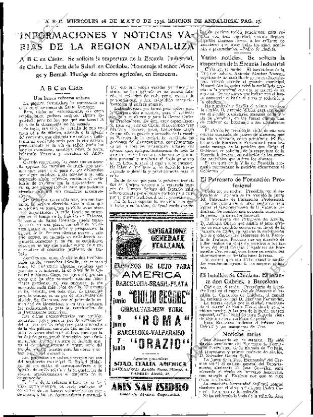 ABC SEVILLA 28-05-1930 página 27