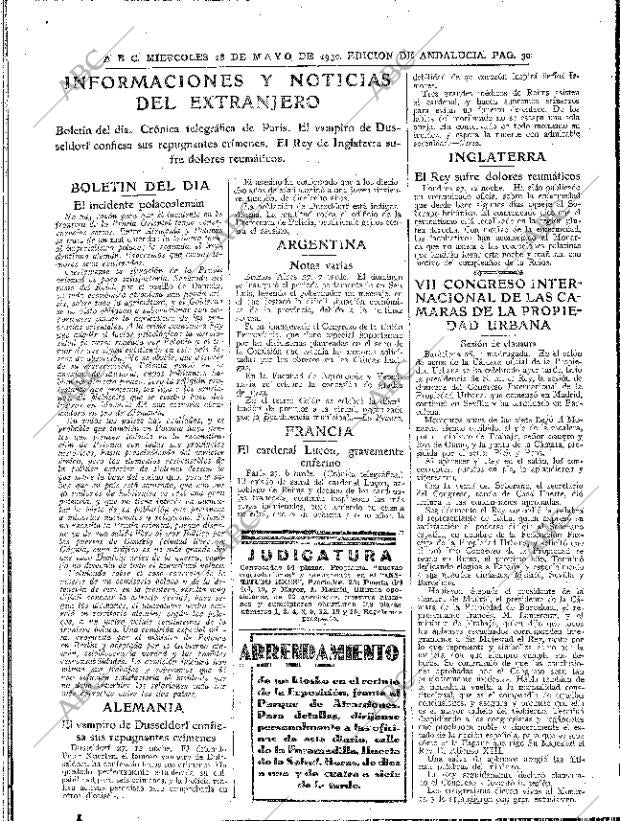 ABC SEVILLA 28-05-1930 página 30