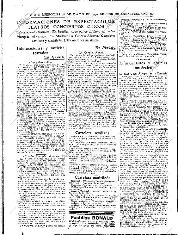 ABC SEVILLA 28-05-1930 página 32