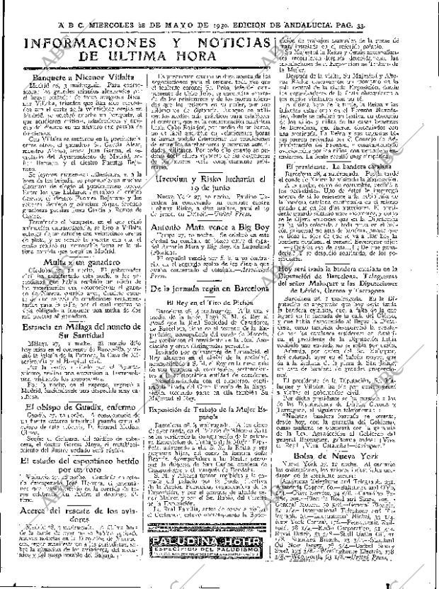 ABC SEVILLA 28-05-1930 página 33