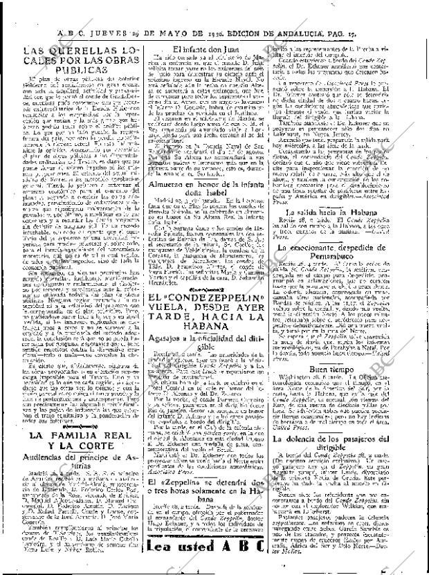 ABC SEVILLA 29-05-1930 página 17
