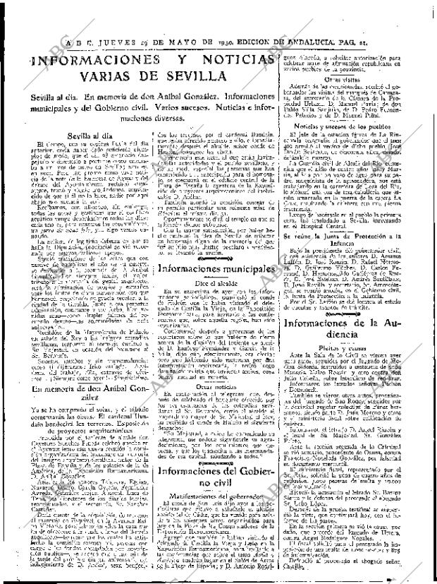 ABC SEVILLA 29-05-1930 página 21