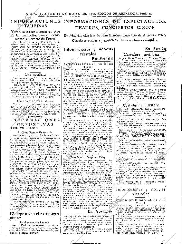 ABC SEVILLA 29-05-1930 página 29