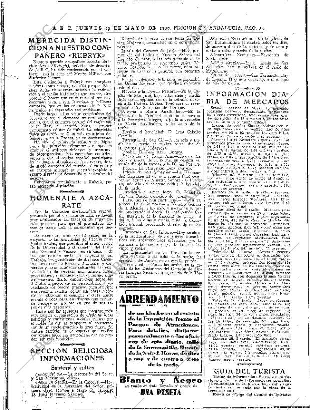 ABC SEVILLA 29-05-1930 página 34