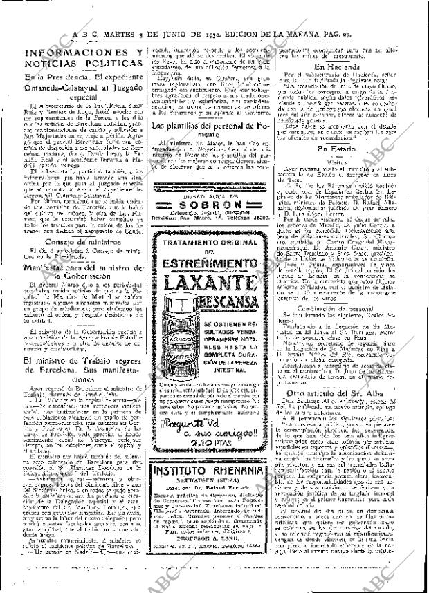 ABC MADRID 03-06-1930 página 27