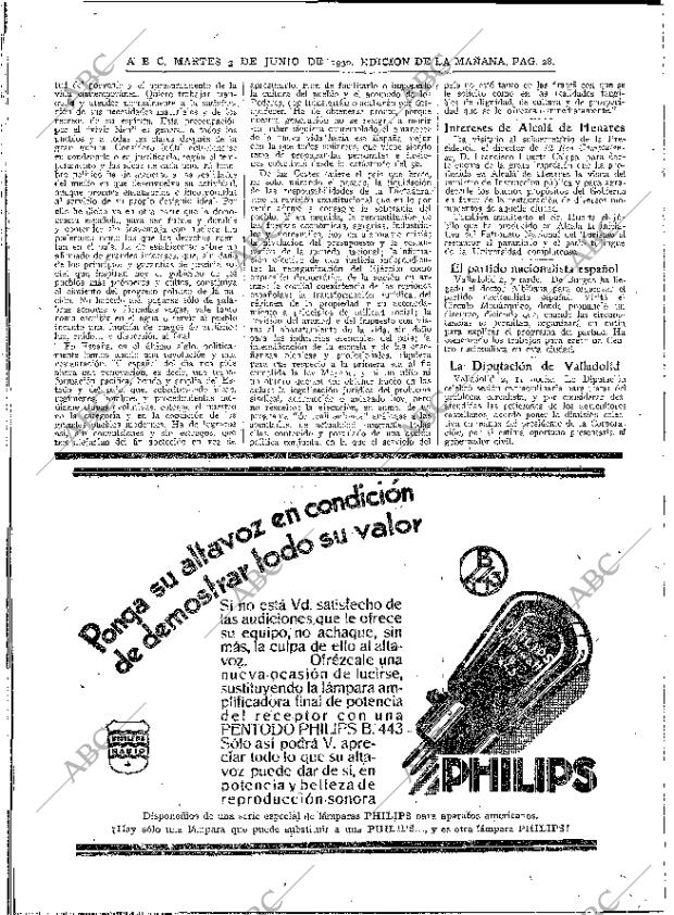 ABC MADRID 03-06-1930 página 28