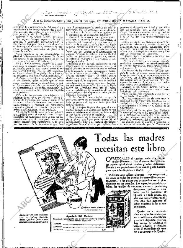 ABC MADRID 04-06-1930 página 26