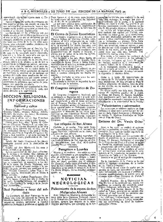 ABC MADRID 04-06-1930 página 34