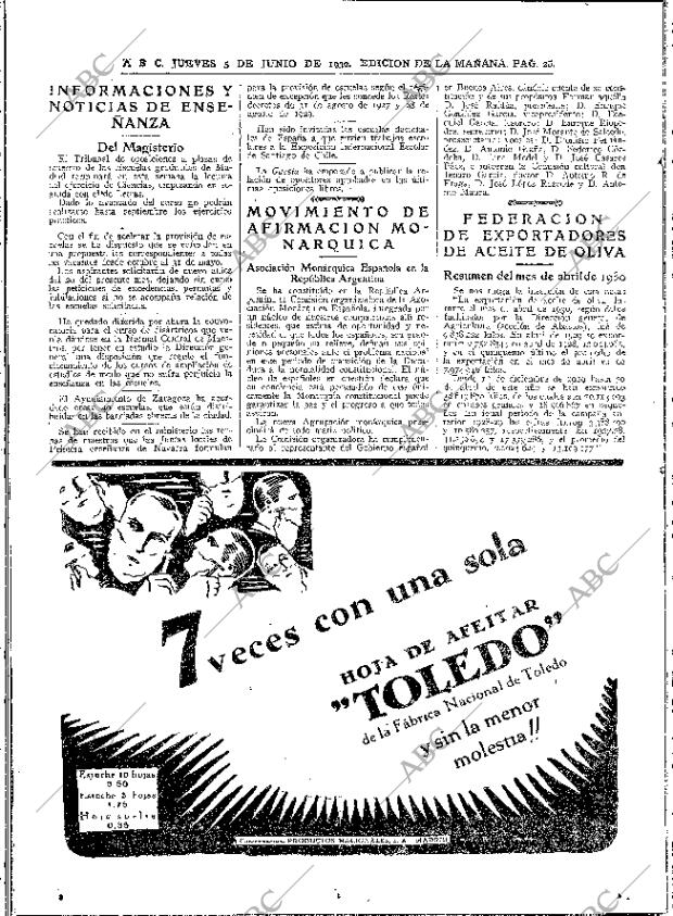ABC MADRID 05-06-1930 página 26