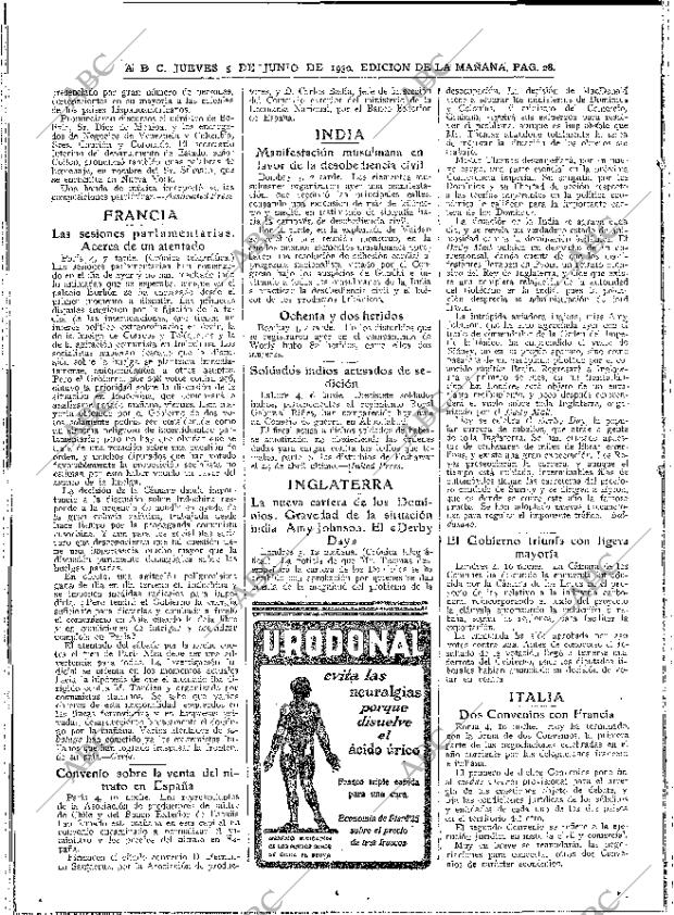 ABC MADRID 05-06-1930 página 28