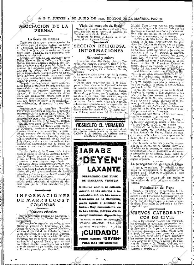 ABC MADRID 05-06-1930 página 32