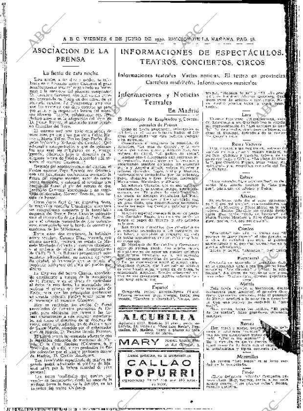 ABC MADRID 06-06-1930 página 38