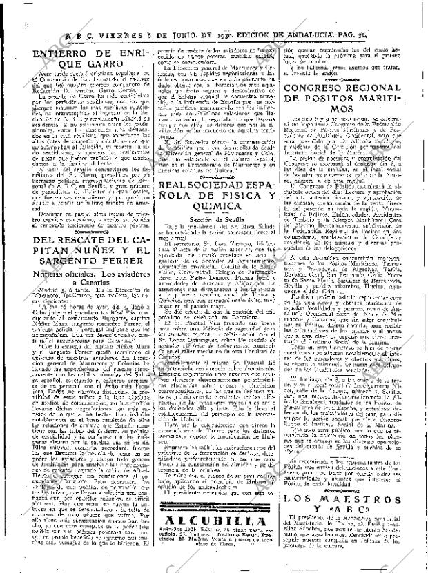 ABC SEVILLA 06-06-1930 página 31