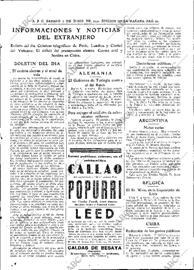 ABC MADRID 07-06-1930 página 31