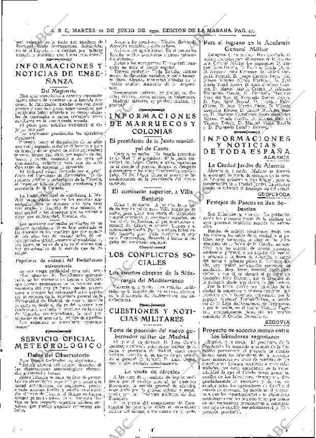ABC MADRID 10-06-1930 página 47