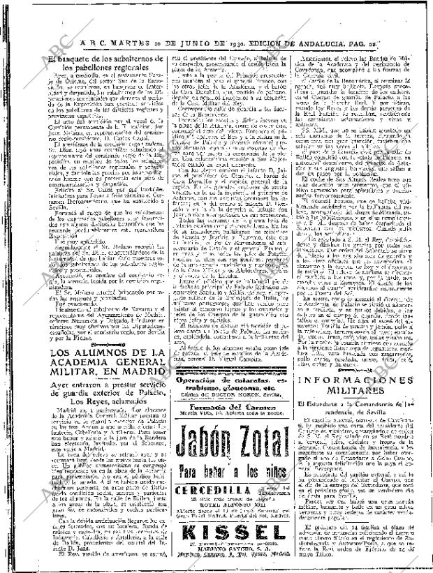 ABC SEVILLA 10-06-1930 página 22