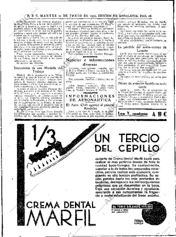 ABC SEVILLA 10-06-1930 página 26