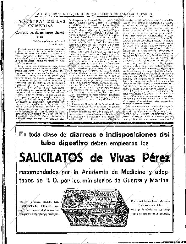 ABC SEVILLA 12-06-1930 página 10