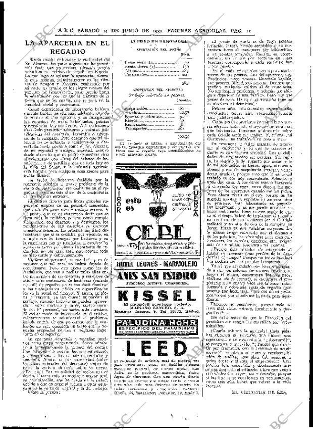 ABC MADRID 14-06-1930 página 11