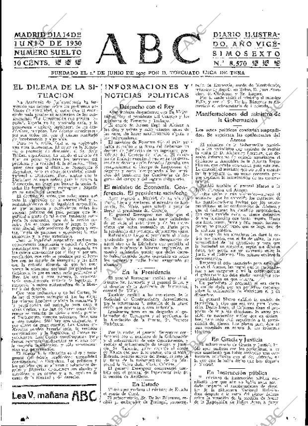 ABC MADRID 14-06-1930 página 15