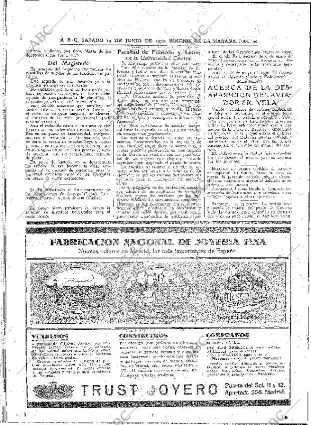 ABC MADRID 14-06-1930 página 20