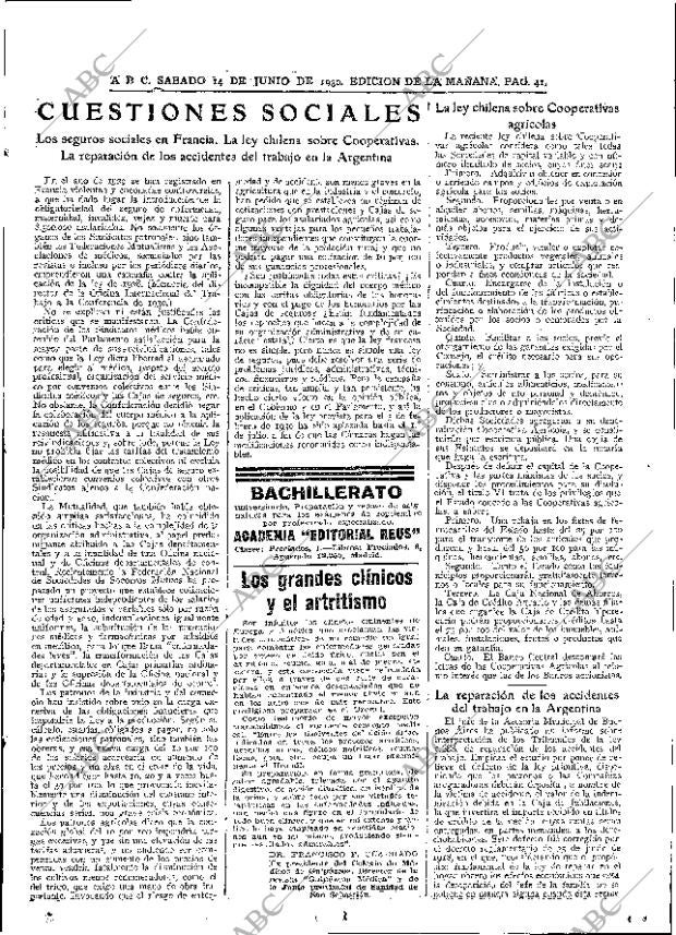 ABC MADRID 14-06-1930 página 41