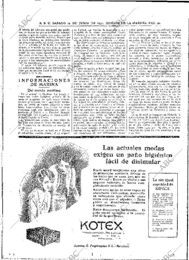 ABC MADRID 14-06-1930 página 42