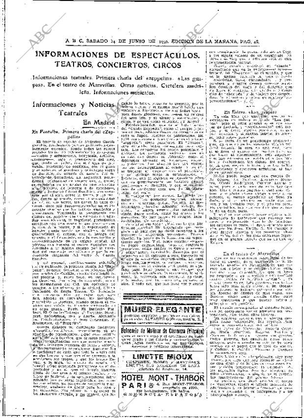ABC MADRID 14-06-1930 página 48