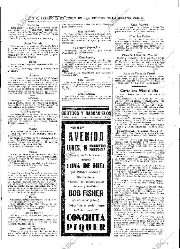 ABC MADRID 14-06-1930 página 49