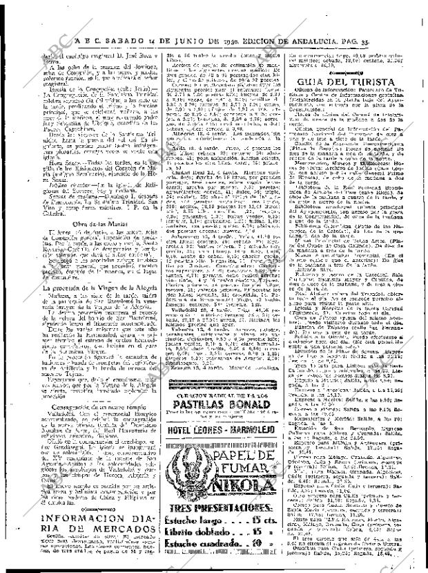 ABC SEVILLA 14-06-1930 página 35