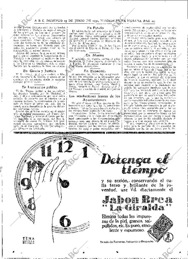 ABC MADRID 15-06-1930 página 24