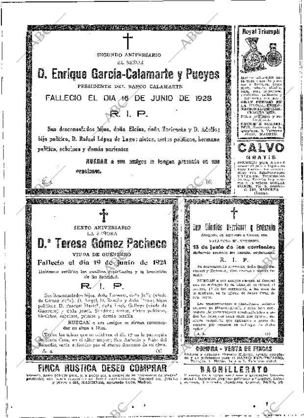 ABC MADRID 15-06-1930 página 66