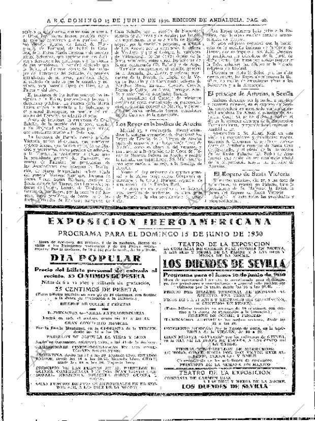 ABC SEVILLA 15-06-1930 página 28