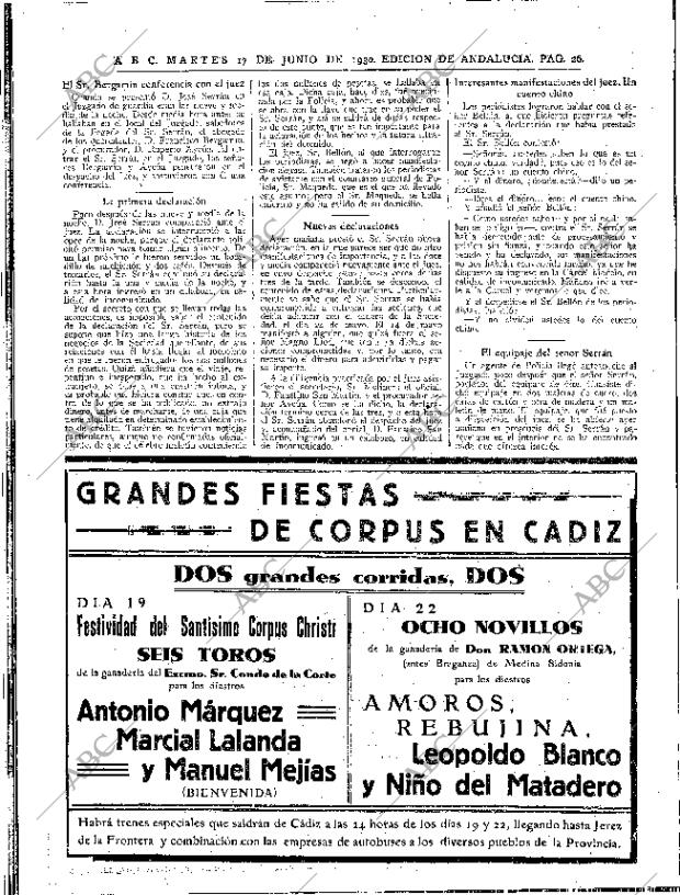 ABC SEVILLA 17-06-1930 página 26
