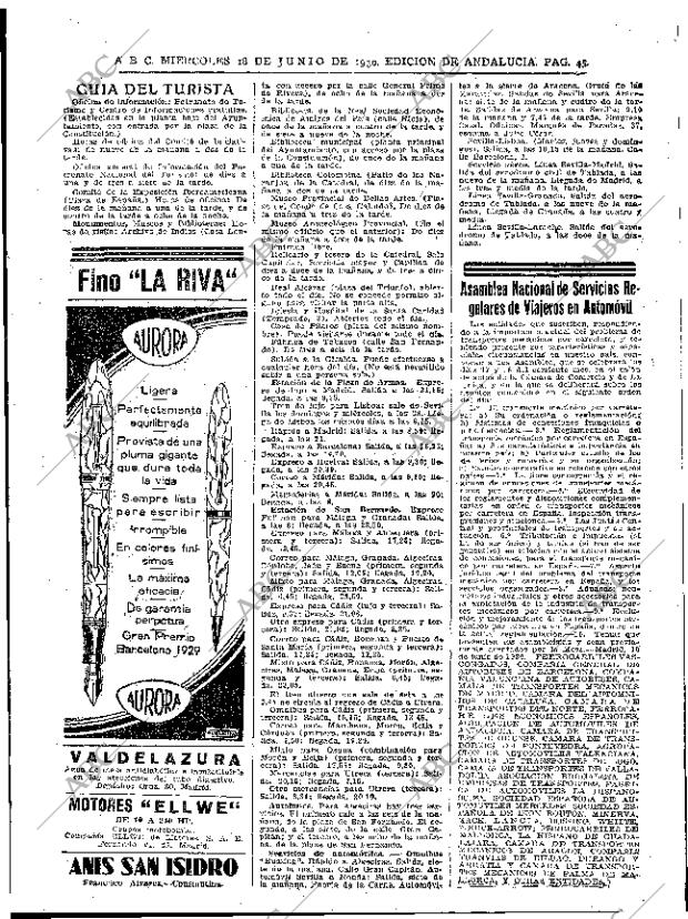 ABC SEVILLA 18-06-1930 página 45
