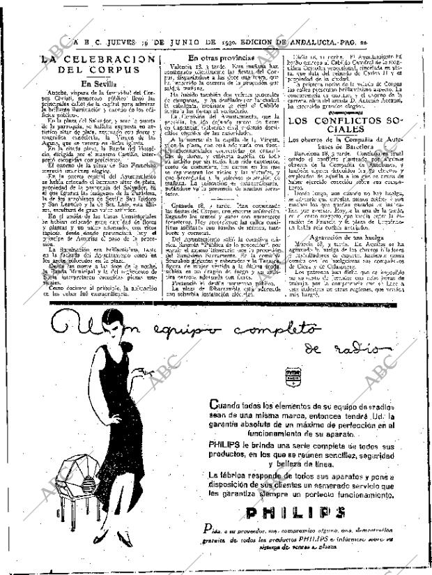 ABC SEVILLA 19-06-1930 página 22